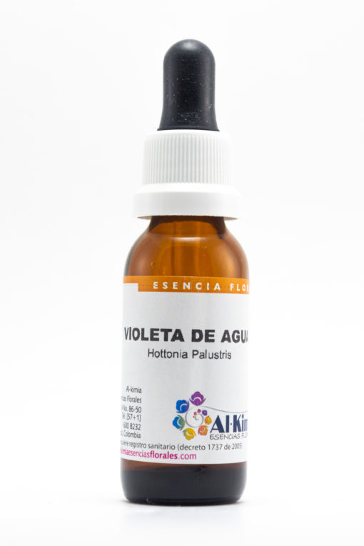 Violeta de Agua Botella Stock